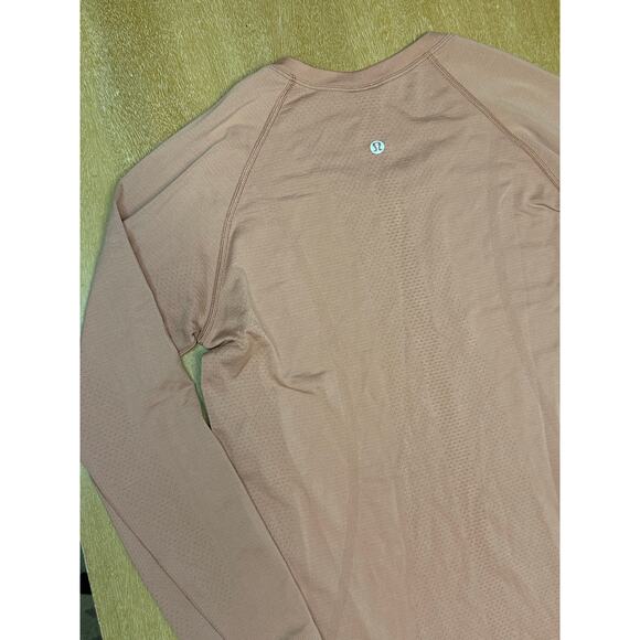 Lululemon Swiftly Tech Long Sleeve 2.0 Light Pink Size 8 - Picture 2 of 5